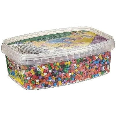 Imagen de SES Caja de Mezcla 7000 Cuentas para Planchar básicas niños, Multicolor, Klein (00778)