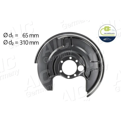 Imagen de AIC 56227 Chapa Protectora de Disco Freno Eje trasero izquierda AUDI: A4 B5 Avant, Cabriolet B4