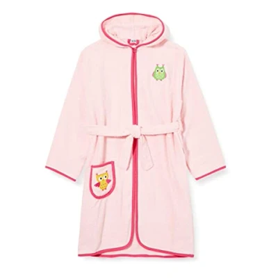 Imagen de Playshoes EULE Albornoz para niños, Talla: 122/128, Rosa