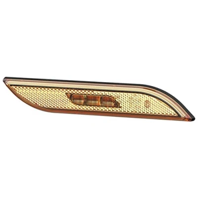 Imagen de HELLA Luz de delimitación lateral Shapeline Style LED 12V / 24V montaje exterior/atornillado SAE/ADR/GGVS Color tulipa: amarillo Cable: 250mm 2PS 013 305 141