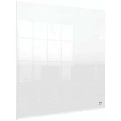 Imagen de Nobo Pizarra Blanca Magnética para Escritorio y Pared, Portátil, Borrado en Seco, Sin Marco, Incluye Rotulador Soportes, Transparente, 450 x mm, 1915617