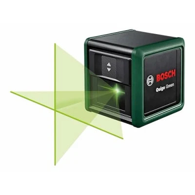Imagen de Laser lignes Bosch Quigo Green (Livré avec 2 piles, une pince universelle MM2 et 1 adaptation de fixation)