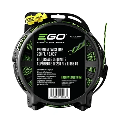 Imagen de Ego AL2470B Premium Twist String, línea de Recortadora bicomponente (Paquete a Granel), Verde