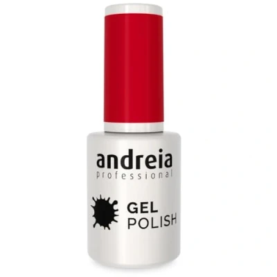 Imagen de Andreia Pintauñas Semipermanentes Esmalte Semipermanente Profesional para Uñas de Gel Manicura con Brillo Intenso que Dura Hasta 4 Semanas Color 211 Roja Sombras Rosa 10,5 ml