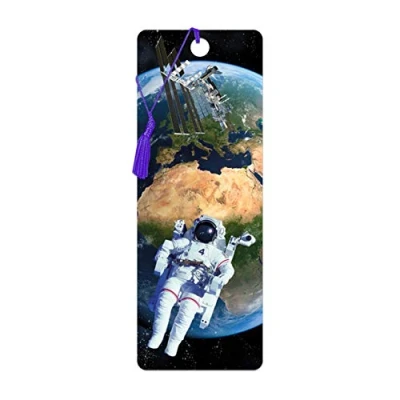 Imagen de 3D LiveLife Marcapaginas Tierra desde el Espacio de Deluxebase. Un marcapáginas del con lenticular e ilustraciones licencia reconocido artista David Penfound
