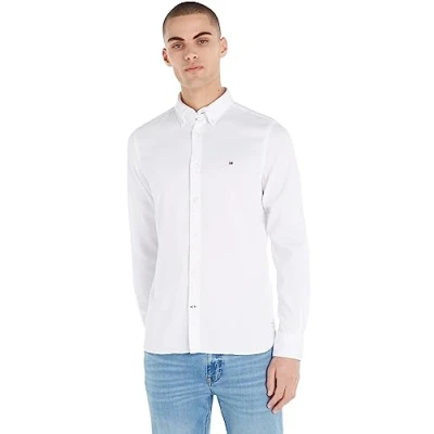 Imagen de Tommy Hilfiger CORE FLEX Camisa, Hombre, Talla: Small, White