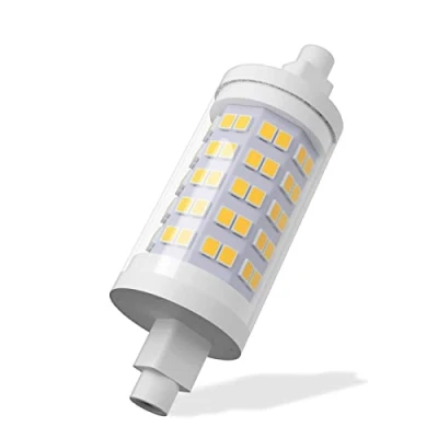 Imagen de R7S LED 78mm, 10W Bombilla 1000LM AC 220 240V No regulable sin parpadeo, equivalente a 100W J78 Lámparas halógenas (Color : Natural White 4000K, Size 78mm 1pcs)