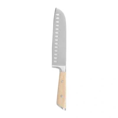 Imagen de Cuchillo Santoku Inox L 31,5 cm con mango de haya FSC 2 remaches
