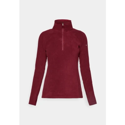 Imagen de Columbia Glacial 4 Forro polar con media cremallera para mujer, color vino intenso, talla L