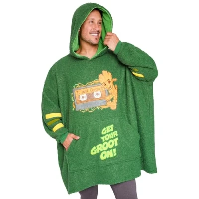 Imagen de Marvel Sudadera Hombre Manta con Capucha de Forro Polar, Talla Única, Oversize Regalos para