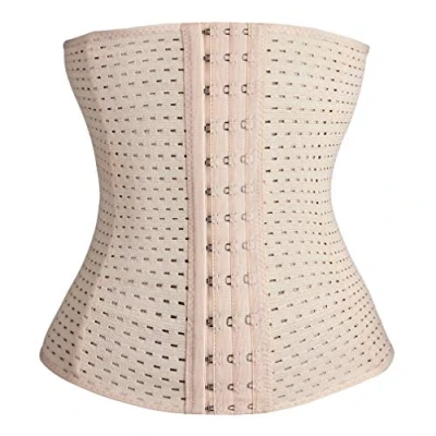 Imagen de Everbellus Corset Fajas Reductoras Cinturon Formación Cincher Transpirable para Mujer Beige 3X Large