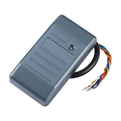 Imagen de Lector de Tarjetas identificación RFID EM, Control Acceso Puerta 125 KHz proximidad identificación, Wiegand 26 Resistente al Agua JS
