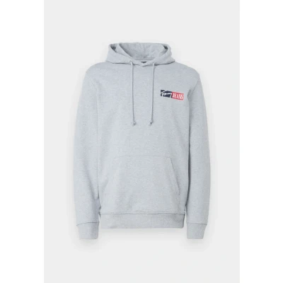 Imagen de Tommy Jeans Sudadera Hombre Entry Graphic con Capucha, Gris (Grey Htr), XXL