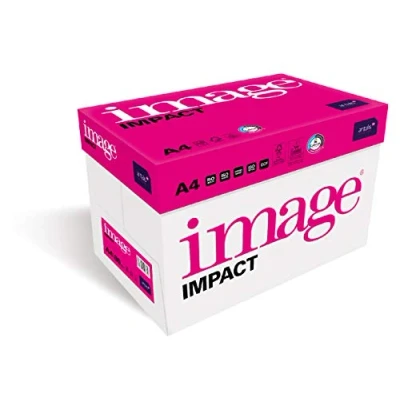 Imagen de Image Impact Papel de oficina (120 g/m2, A4, FSC mix credit, 5 paquetes 250 hojas)
