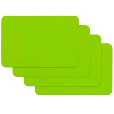 Imagen de Venilia Green Salvamanteles Uni Vert, Mantelería, Mantel Individual para el Comedor, Apto Alimentos, 4 tajada, 45 x 30 cm, 59039, Grün,