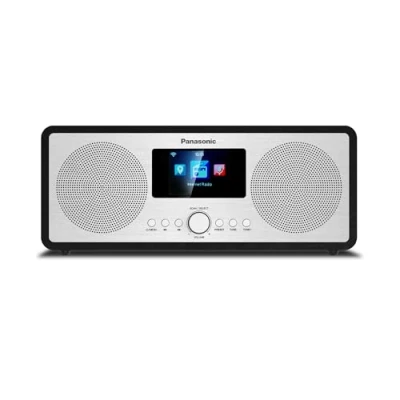 Imagen de Panasonic RF D40EGK K Radio de Internet y Dab+/FM con Bluetooth, 6 W, Altavoces 7,5 cm, LCD a Color TFT 2,4&quot;, Alarma Temporizador Apagado, Mando Distancia, USB, Wi Fi, Negro