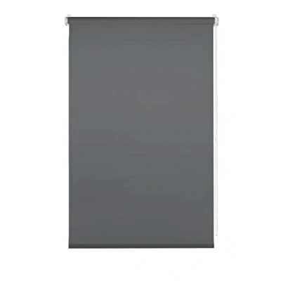 Imagen de Deco Company store Enrouleur à clipser, lumière du jour, Opaque, toutes les pièces de montage incluses, enroulement clipser Uni, anthracite, 45 x 150 cm (lxh)