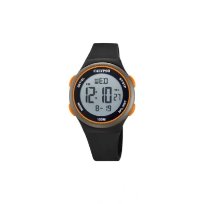 Imagen de CALYPSO Reloj Modelo K5804/3 de la colección Color Splash, Caja 39 mm Digital con Correa plástico Negro para niño