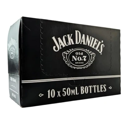 Imagen de Jack Daniels Miniature American Bourbon Whiskey 5cl 10 Pack