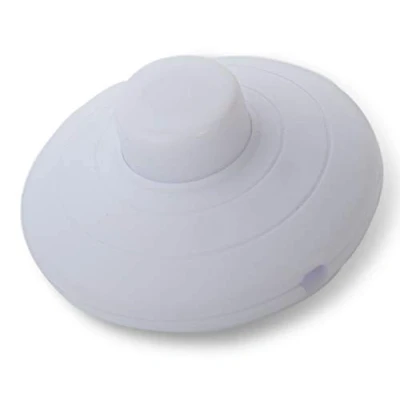Imagen de Interruptor de pie redondo negro/blanco 2 A 250 V Pedal