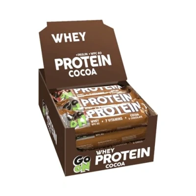 Imagen de Go On Nutrition Barrita Proteica 20% (24x50g) Cacao