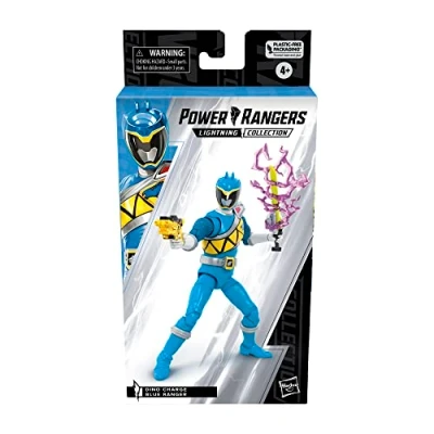 Imagen de Power Rangers Lightning Collection Dino Charge Blue Ranger Figura de acción 6 Pulgadas, Multicolor