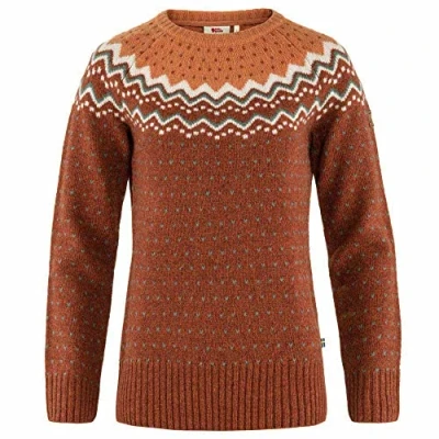 Imagen de Fjallraven 89941 215 242 Övik Knit Sweater W/Övik W Sweatshirt Mujer Autumn Leaf Desert Brown Tamaño XL