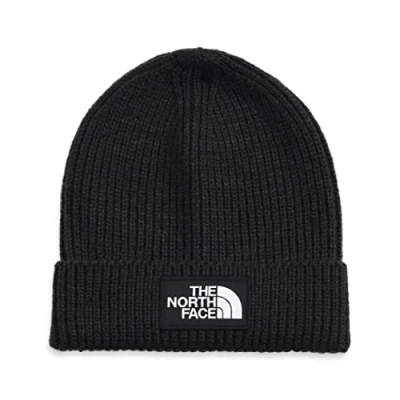 Imagen de The North Face BOX LOGO Cuffed Gorro para niños, Talla: One Size, Black