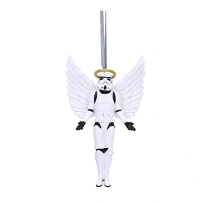 Imagen de Nemesis Now Stormtrooper Adorno Colgante con Licencia Oficial de for Heaven&#039;s Sake, Color Blanco, 13 cm