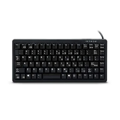 Imagen de CHERRY Compact Keyboard G84 4100, disposición americana, teclado QWERTY, con cable, diseño compacto, mecanismo ML, negro