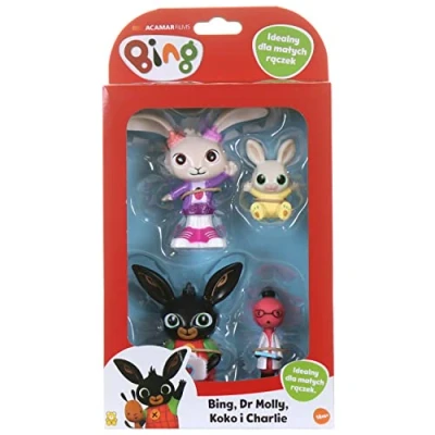Imagen de Bing &amp; Friends Character 4 Pack Medical Dr Molly,Coco Charlie