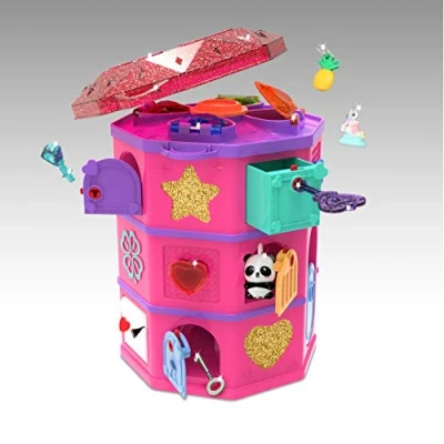 Imagen de Funlockets S19700 Secret Surprise Escape Game Treasure Hunt Tower, encuentra las joyas, haz tus propios abalorios, emocionante rompecabezas y caja de joyería, a partir 6 años, multicolor