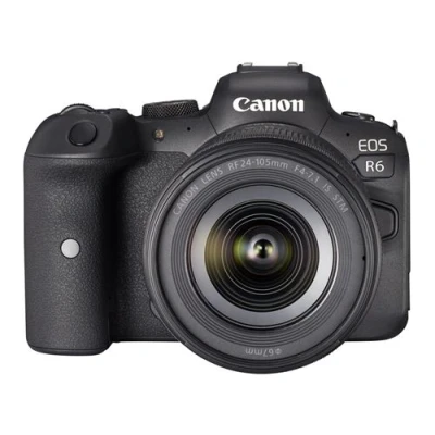 Imagen de CANON EOS R6 Cámara Mirrorless + Objetivo RF 24 105 mm F4 7.1 IS STM, Evil Full Frame (20,1 MP) 6.5 EV, Vídeo 4K 60p, Dual Pixel CMOS AF II, Pantalla Táctil de Ángulo Variable, Negro