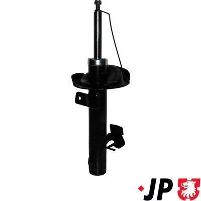 Imagen de JP GROUP 3842100870 amortiguador Eje delantero, izquierda Presión de gas Bitubular Columna Espiga arriba MAZDA: 3 Hatchback, Berlina