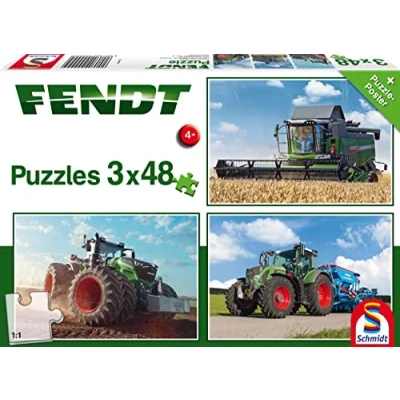 Imagen de Schmidt CGS_56221 1050Vario/724Vario/6275L Puzzle, Multi color, fendt 1050 724 vario / 6275l, 3x48 teile
