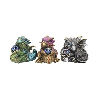 Imagen de Nemesis Now Juego de 3 Figuras Resina 7 cm, Multicolor, Talla única