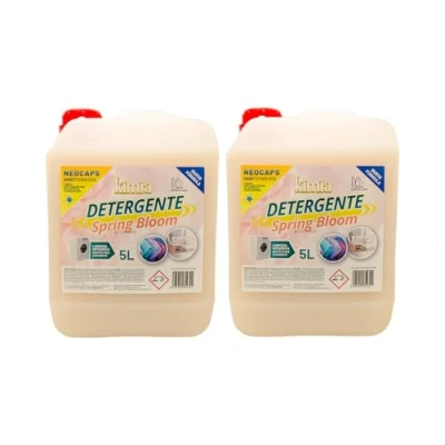 Imagen de KIMIA Detergente para Ropa PoweMax Microcápsulas Perfumantes Quitamanchas Blanca y de Color Fragancia Intensa Todo Tipo Tejidos Limpieza Profunda 5L (2 Unidades)
