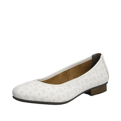 Imagen de Rieker 51994, Zapatos Tipo Ballet Mujer, Blanco, 42 EU