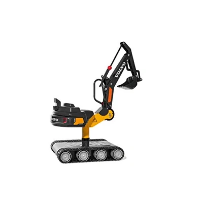 Imagen de Rolly Toys RollyToys RollyDigger XL Volvo 513222 Excavadora de Asiento (Juguete Arena, para niños 3 a 8 años), Color Negro y Amarillo