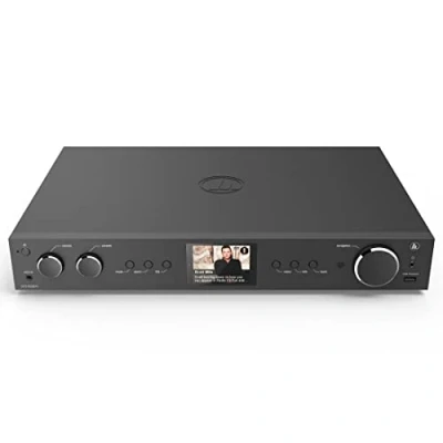 Imagen de Hama Dab Tuner sintonizador de Radio Digital Alta fidelidad, por Internet, FM, Bluetooth, WLAN, Receptor estéreo, Spotify Amazon, Control Remoto, USB, AUX, Reloj Despertador