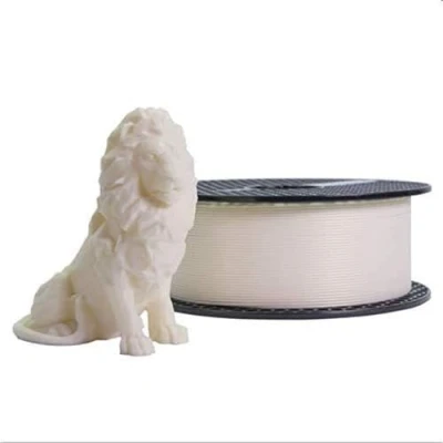 Imagen de Prusament Blanco vainilla, filamento PLA de 1,75 mm, carrete 1 kg (2.2 libras), tolerancia diámetro +/ 0,02 mm