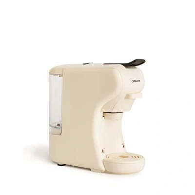 Imagen de CREATE / POTTS STYLANCE/Cafetera multicápsula express y café molido Blanco Roto 19 bar, programable, ligera compacta, tanque 600ml, sistema Thermoblock, para en todos sus formatos, 1450W