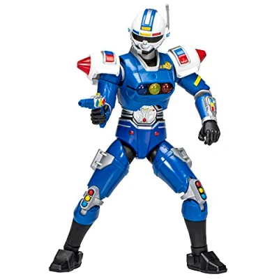 Imagen de Power Rangers Lightning Collection Turbo Blue Senturion Figura de acción (16,8 cm, Multiusos, 16,8 cm)