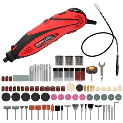 Imagen de WOLFPACK LINEA PROFESIONAL Multiherramienta 135 Watt. Con 210 Accesorios y Maletin. Herramienta Multifunción, Mini Taladro, Rotativa, Amoladora