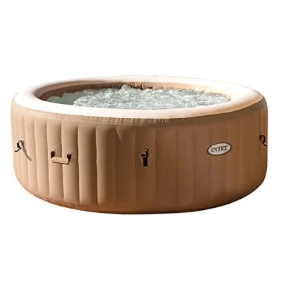 Imagen de Intex 28426EX Spa hinchable, Beige, 4 Personas