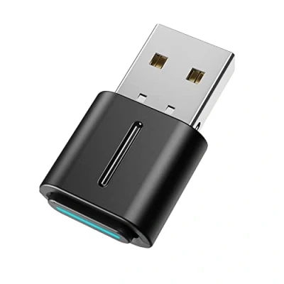 Imagen de Adaptador de audio USB Bluetooth para conectar auriculares a PS5, PS4, conmutador, PC. Soporte inalámbrico aptX baja latencia, no requiere instalación controladores