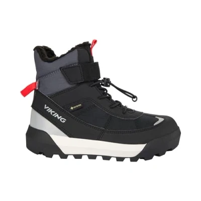 Imagen de Viking Expower WARM GTX Unisex Botines con cordones para niños, Talla: 36, Black/charcoal Zapatos