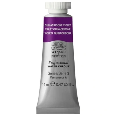 Imagen de Winsor &amp; Newton Acuarela Profesional Pintura de Acuarela, Alta Luminosidad, Resistente a la Luz, Calidad Archivo, Tubo 14 ML, Color Violeta Quinacridona