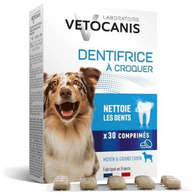 Imagen de Vetocanis BIO000034 Dentífrico Masticable Plak Fighter 30 Comprimidos Pack de 2