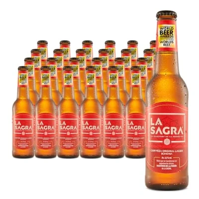 Imagen de La Sagra Cerveza Lager estilo Pilsner Alc. 5,2% Vol. Caja de 24 botellas 330 ml Total: 7920